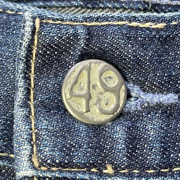 Anthropologie AG Adriano‎ Goldschmied Tomboy Cropped Jeans, Dark Wash, Size 26 - Picture 6 of 13